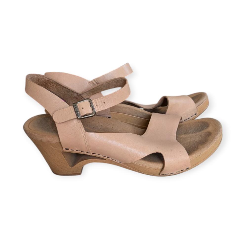 Dansko Tasha Sandals EU 41 10.5/11 USA VGUC Tan wedge